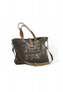 Сумка Kamjenia темно-серый/коричневый Loberon, цвет Dunkelgrau Braun