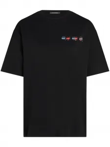 Футболка с принтом KARL LAGERFELD, черный
