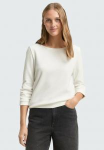 Толстовка TOM TAILOR DENIM MIT RAFFUNGEN, Off White/Off-White