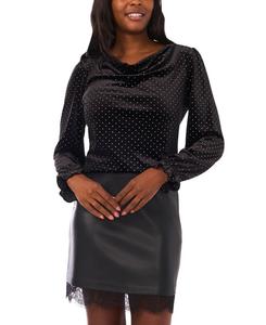 Женская блузка с воротником-хомутом Vince Camuto, Rich Black