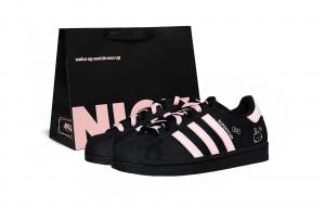 Adidas Originals Детские низкие скейтбордистские кроссовки SUPERSTAR Urban Chic Style Doll 20, розовые, для подростков