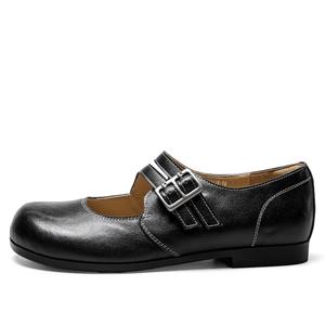 YEARCON Блок каблук туфли Мэри Джейн женские черные, цвет Black