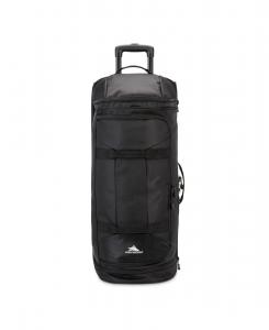 Большая дорожная сумка на колесах в коробке High Sierra, черный