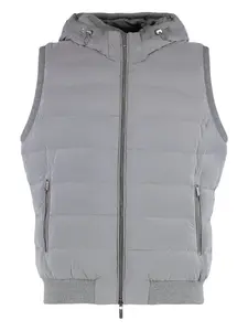 Стеганый жилет с капюшоном Vermeer Moorer, серый