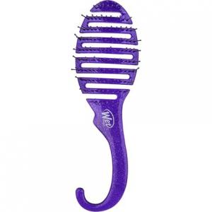 Распутывающая щетка для душа с фиолетовым блеском для волос унисекс, Wet Brush