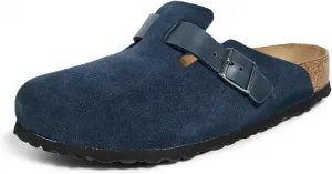Мужские тапочки Birkenstock Boston, темно-синий