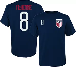 USMNT Weston McKennie #8 Темно-синяя футболка Outerstuff