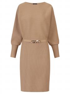 APART Вязаное платье в коричневом цвете