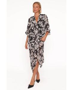 Женское макси-платье Audrina Petal and Pup, Black floral