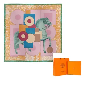 HERMES Шелковый  платок Multicolor