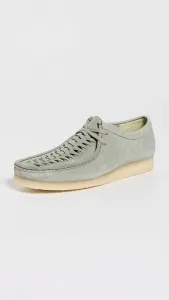 Мужские замшевые плетеные туфли Wallabee от Clarks
