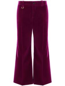 Расклешенные брюки Chloé, фиолетовый