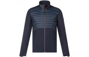 Куртка пуховик мужская темно-синяя HUGO BOSS