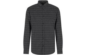 Мужская рубашка ARMANI EXCHANGE, черный