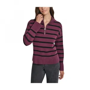 Свитер DKNY Dw7000584 half zip, фиолетовый