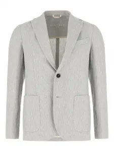 Фактурный пиджак Circolo 1901, серый