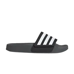 Шлепанцы Adilette Shower Slides J 'Grey Core Black', серый