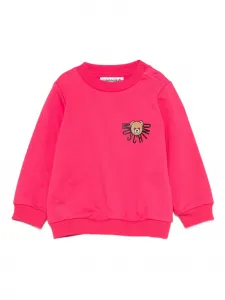 Толстовка с мотивом плюшевого мишки Moschino Kids, розовый