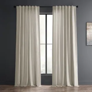 Винтажные фактурные шторы из искусственного шелка дюпиони Half Price Drapes, серый