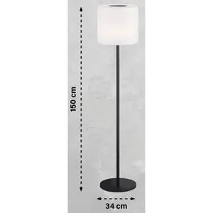 Торшер уличный Schöner Wohnen-Kollektion Mina, sandschwarz