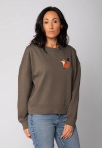 Толстовка watapparel CUTE FOX, Mocha/Dark Brown