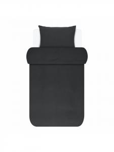 Постельное белье Valka в антрацитовом цвете Essenza, 155x220 см (80x80 см)