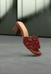 Тангубские мулы на каблуках Gioseppo, Rojo