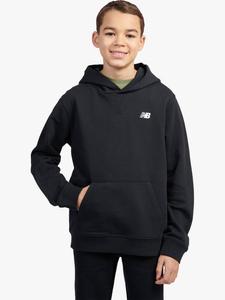 Детский худи с маленьким логотипом из френч-терри New Balance, Caviar