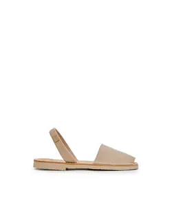 Сандалии Menorcan для девочек на подошве цвета слоновой кости CASTELL MENORCA, бежевый