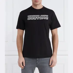 Футболка стандартного кроя Versace, черный