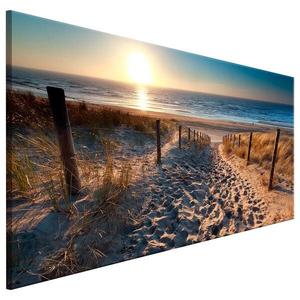 Фреска Artgeist Sunset Path, 40 см, разноцветный