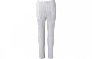 Homme Plissé Issey Miyake Женские повседневные брюки серого цвета