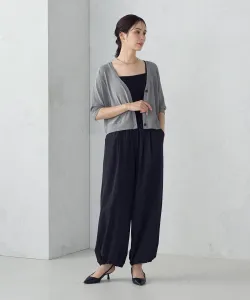 Укороченный кардиган силуэта «летучая мышь» с блестками Comme Ca Ism, цвет Gray