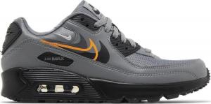 Кроссовки Air Max 90 Next Nature GS 'Multi-Swoosh - Smoke Grey Mandarin', серый