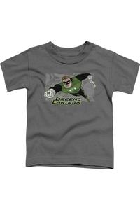 Футболка с коротким рукавом "Космический полицейский" из Лиги Справедливости Америки для малышей Gildan, Charcoal