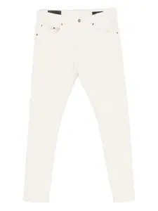 Брюки с логотипом Dondup, белый