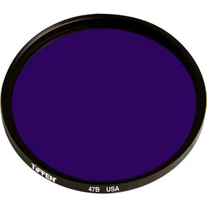 Фильтр Tiffen 72mm Deep Blue #47B Color Balancing Filter 7247B