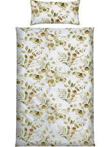 Односпальное трикотажное постельное белье зеленого цвета REDBEST, 155 x 200 + 80 x 80 см