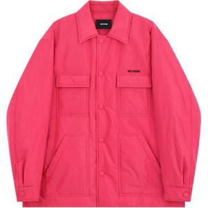 WE11DONE Пуховик женский розовый, Pink