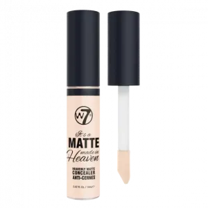 Матирующий консилер для глаз светлый нейтральный W7 Matte Made In Heaven, 14 мл