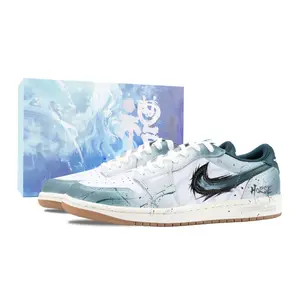 Air 1 Celadon Glaze Ink Blade низкие баскетбольные кроссовки винтаж unisex jasper Jordan, Jasper (Special Box)