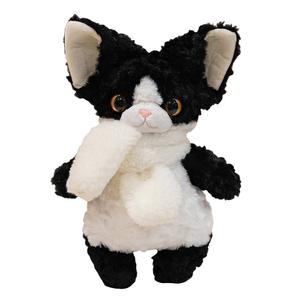 Милый и очаровательный шарф с немецким дизайном кошек кукла плюшевая кукла высота 37cm MLING, белый