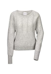 Свитер с круглым вырезом и узором «косы» Madeleine, мультиколор