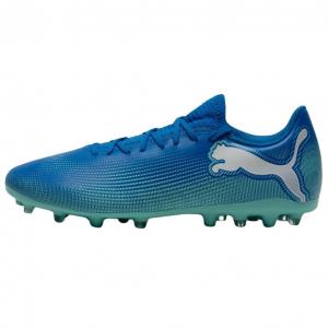 FUTURE 7 PLAY MG Многофункциональное искусственное покрытие Дышащие футбольные бутсы Мужские Синие Белые PUMA