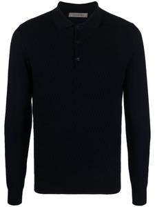 Рубашка поло из вирджинской шерсти Corneliani, синий