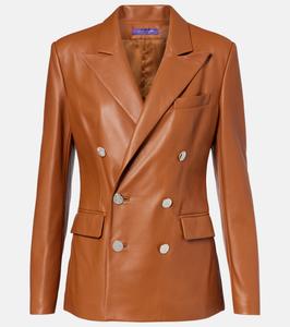 Кожаный блейзер Camden Ralph Lauren Collection, Light Toffee
