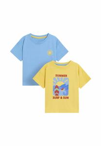 Футболка с принтом 2-PACK GRAPHIC JoJo Maman Bébé, желтый