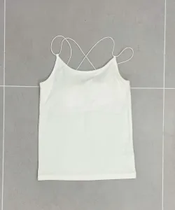 Майка с мягкими бретелями Archives, цвет Ivory