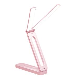 Настольная лампа для спальни и общежития с функцией умной зарядки The Star God Project, розовый