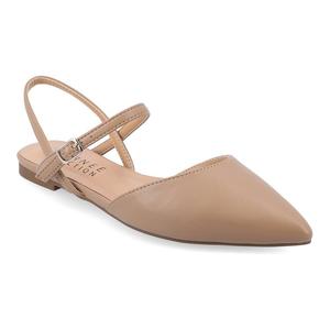 Женские балетки на плоской подошве из пены Tru Comfort Foam Superнатуральных оттенков Journee Collection Martine, цвет Mocha